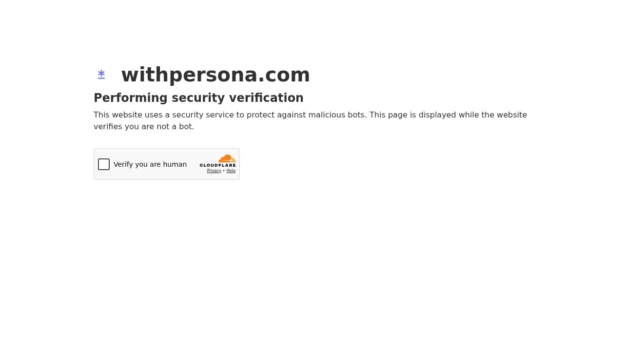 Persona screenshot 1