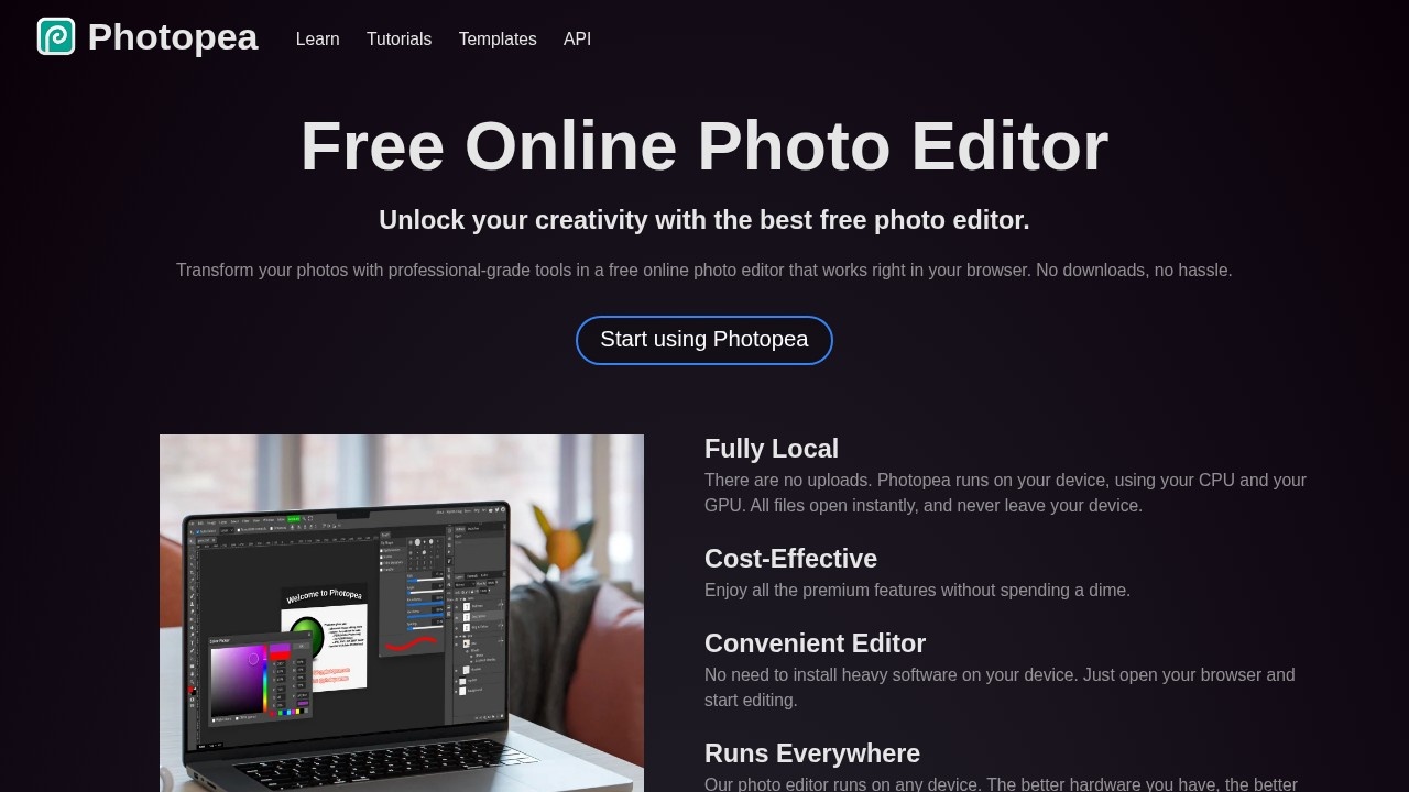 Photopea screenshot 1