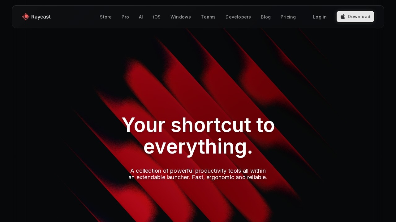 Raycast screenshot 1