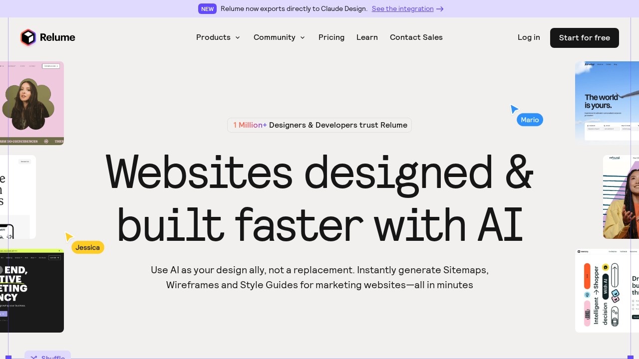 Relume screenshot 1