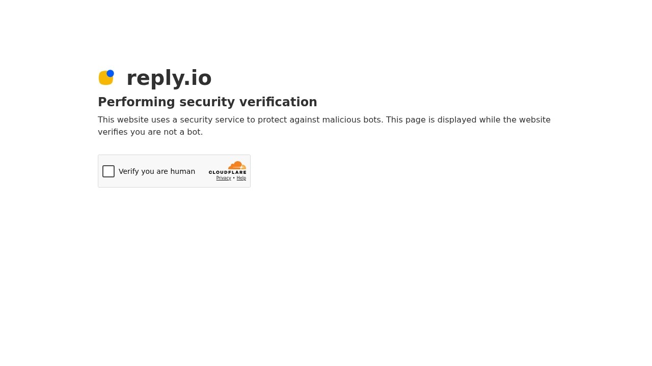 Reply.io screenshot 1