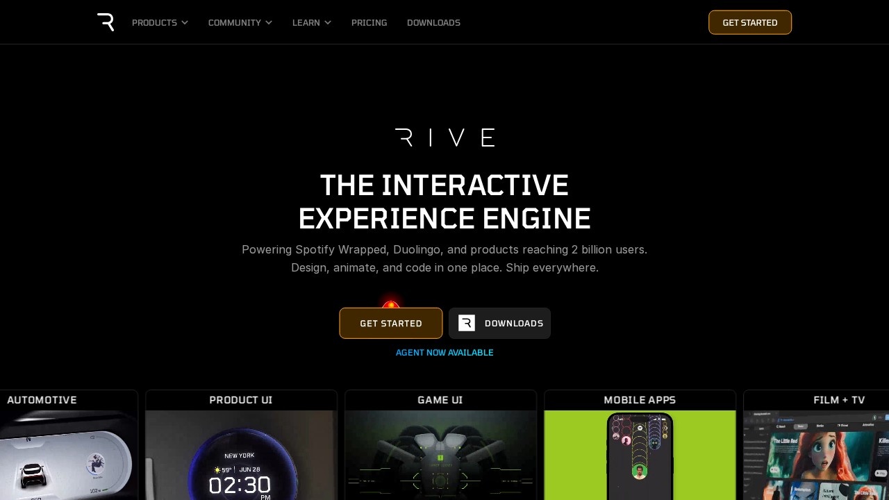 Rive screenshot 1