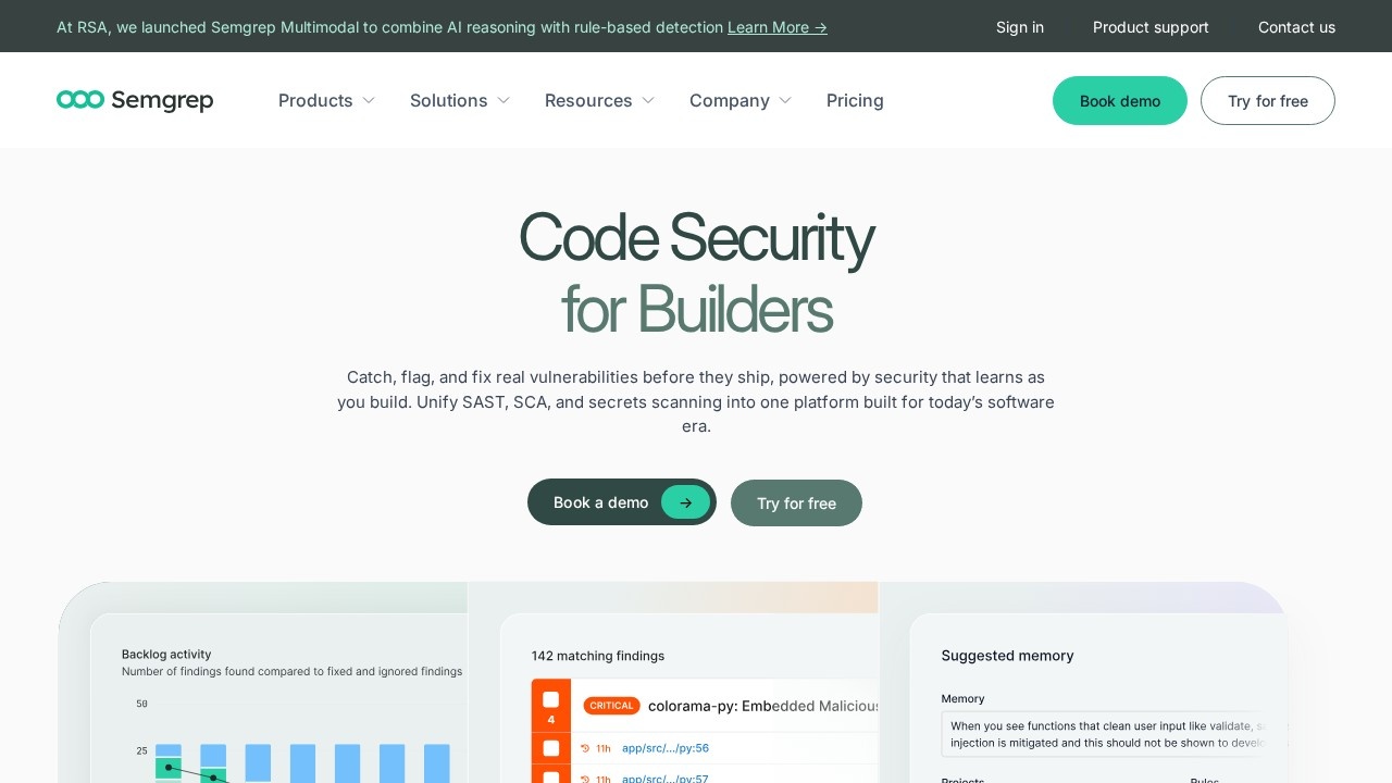 Semgrep screenshot 1