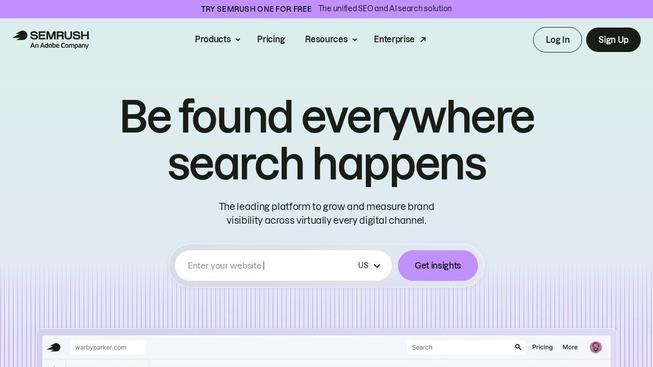 Semrush screenshot 1