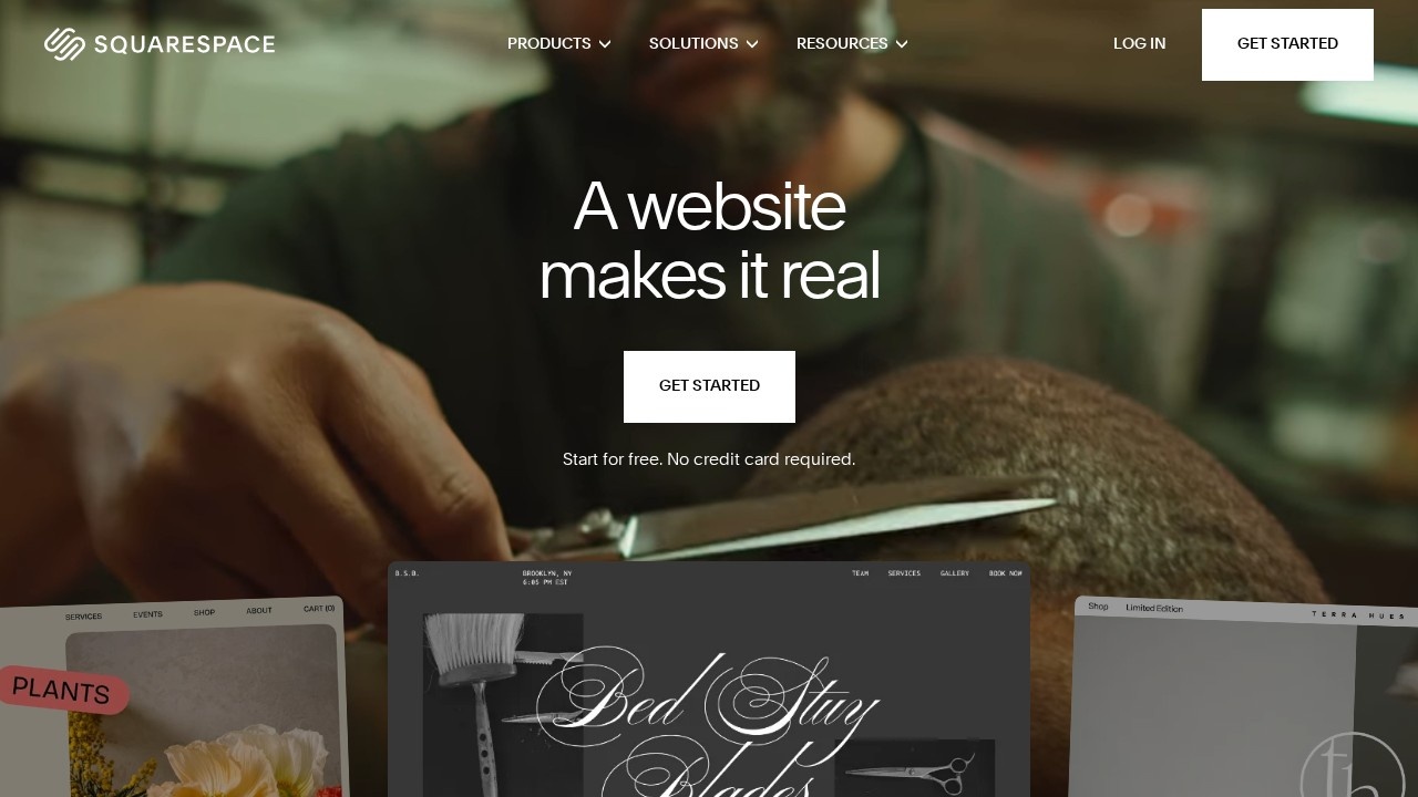 Squarespace screenshot 1