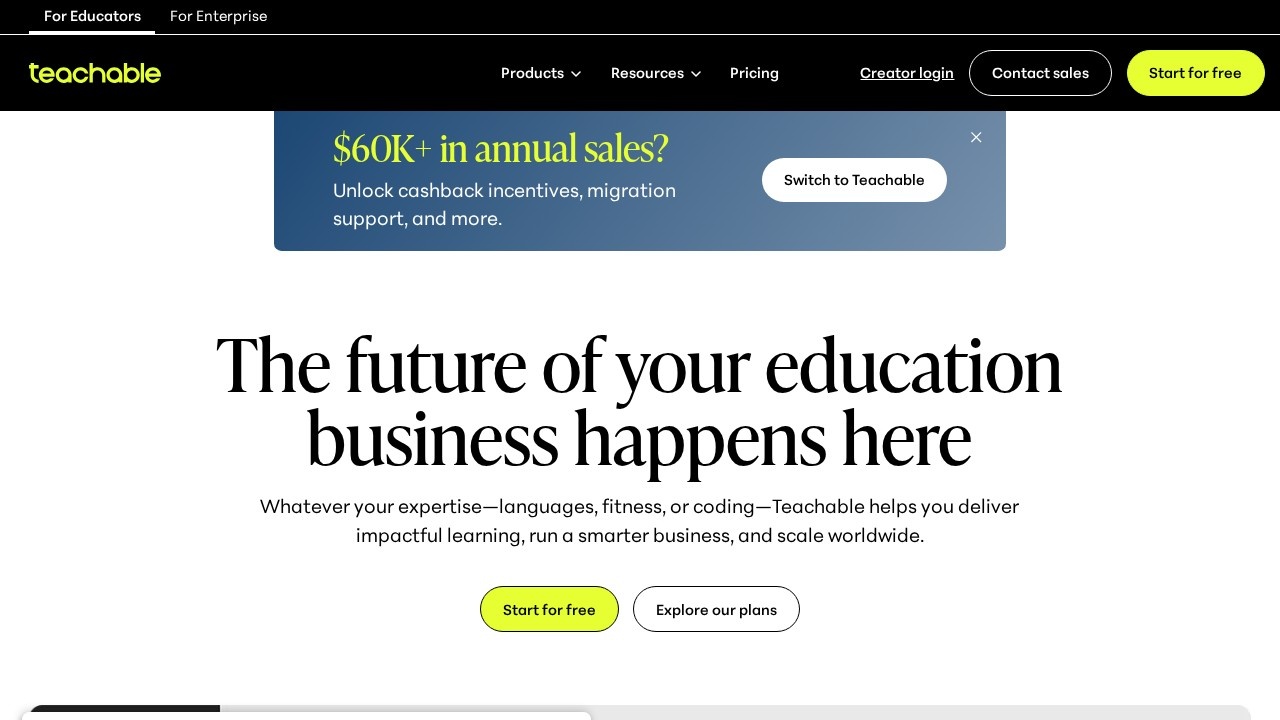 Teachable screenshot 1