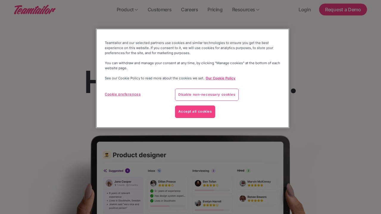 Teamtailor screenshot 1