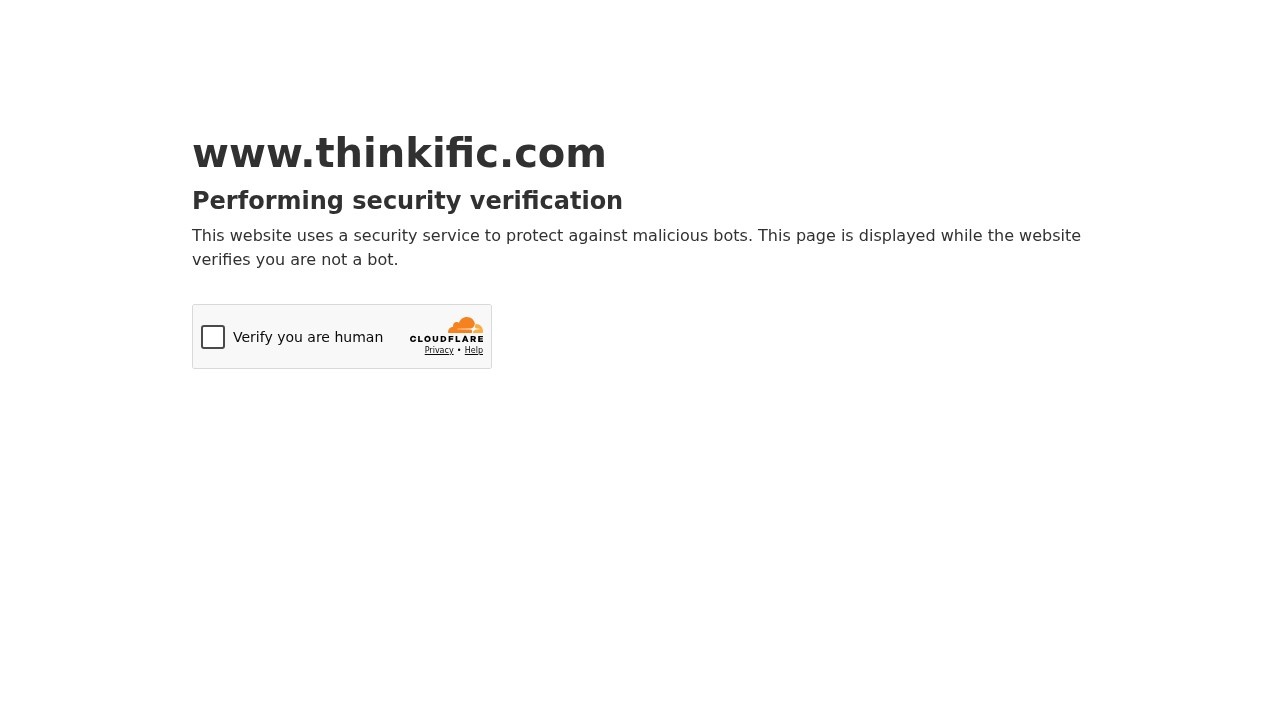 Thinkific screenshot 1