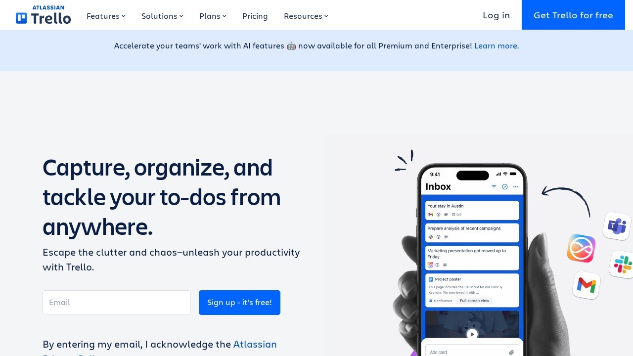 Trello screenshot 1