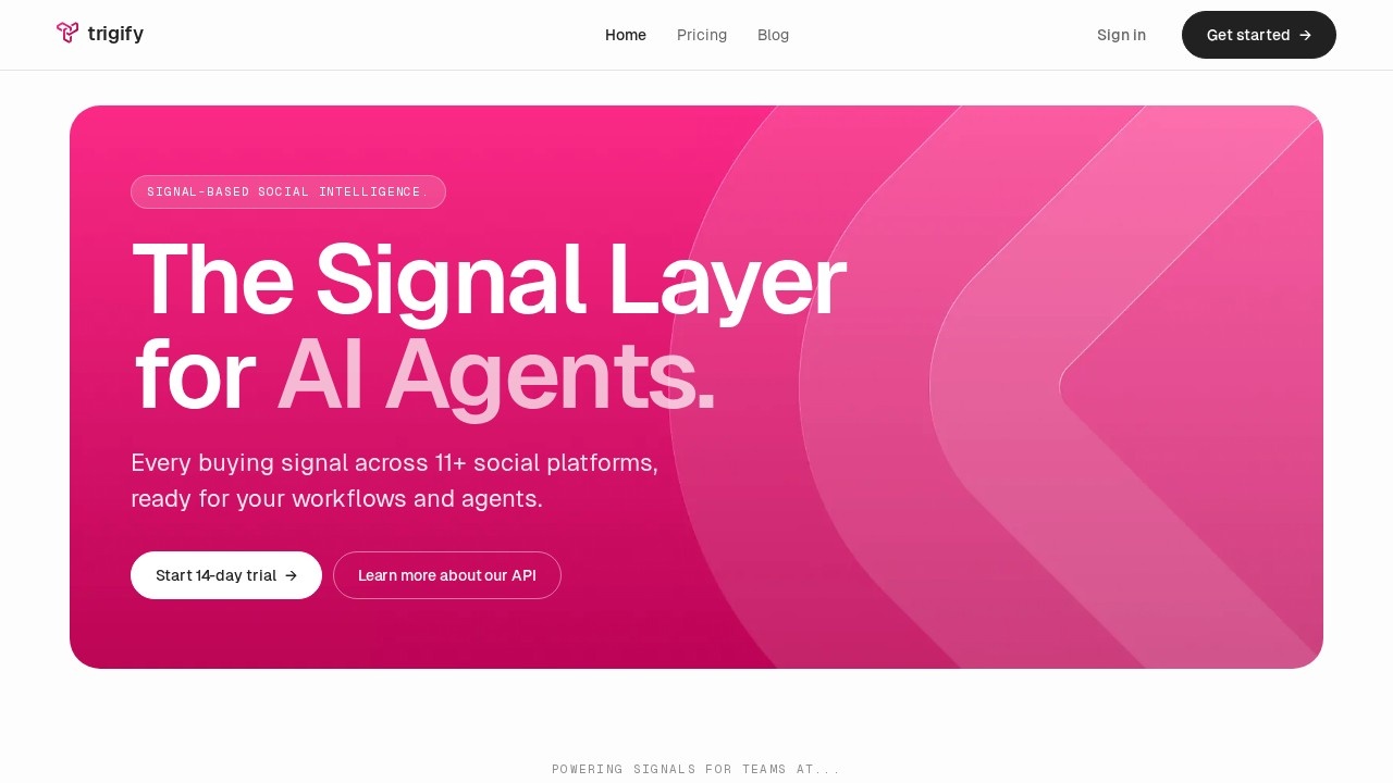 Trigify screenshot 1