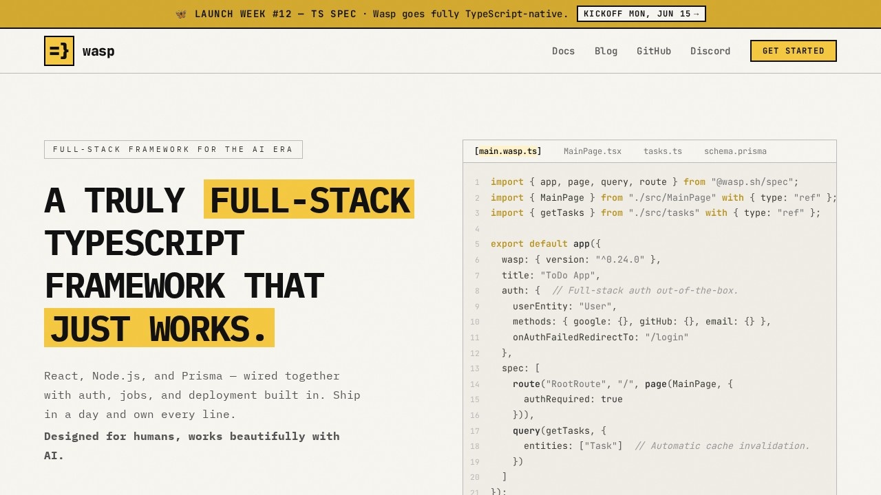 Wasp screenshot 1