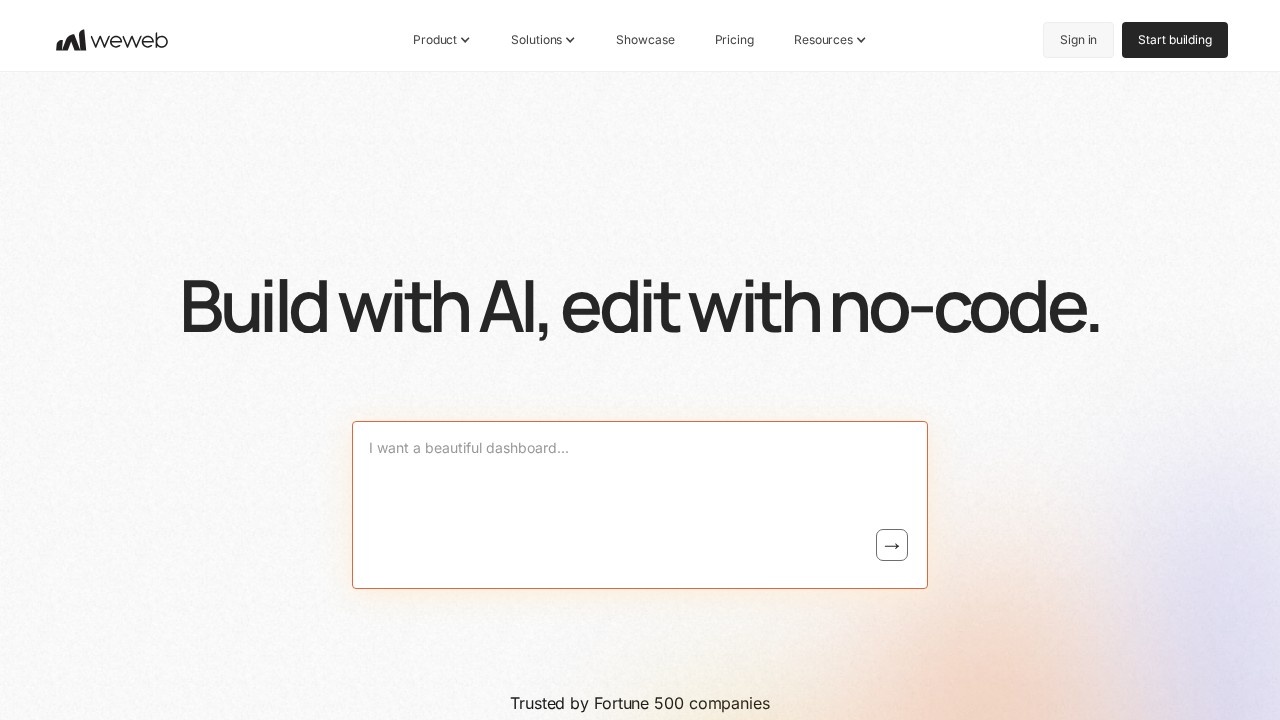 WeWeb screenshot 1
