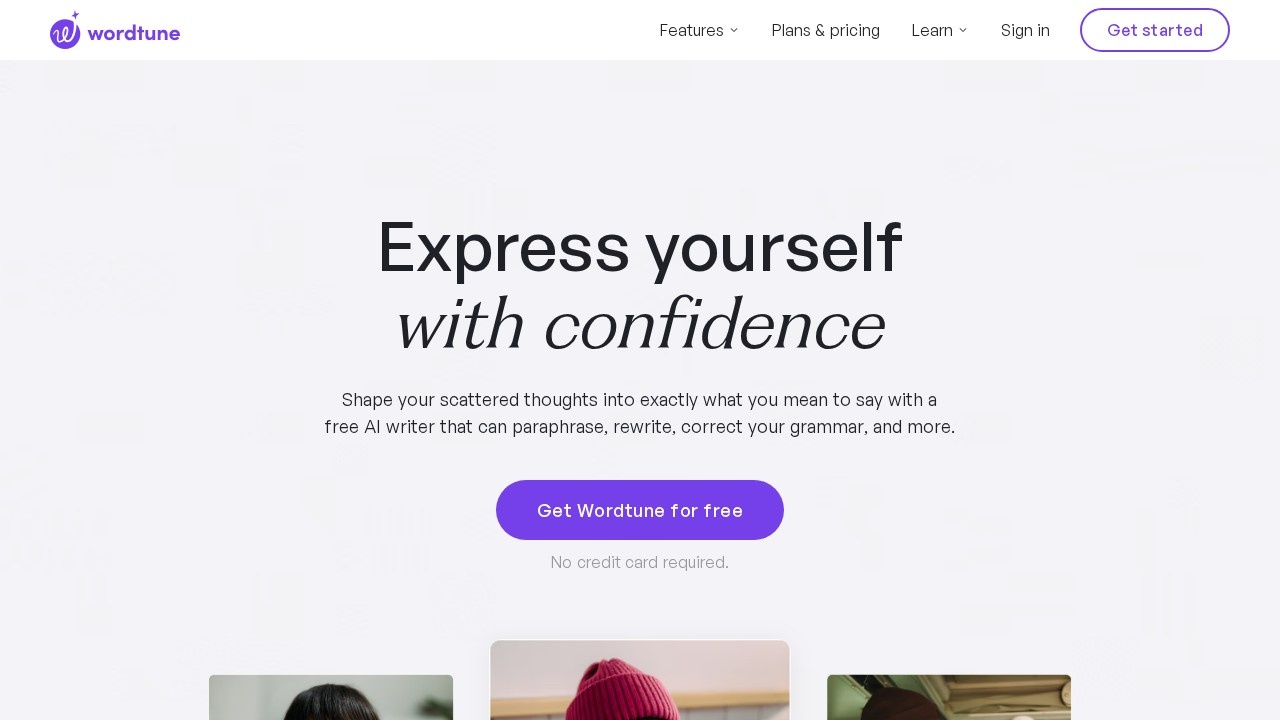 Wordtune screenshot 1