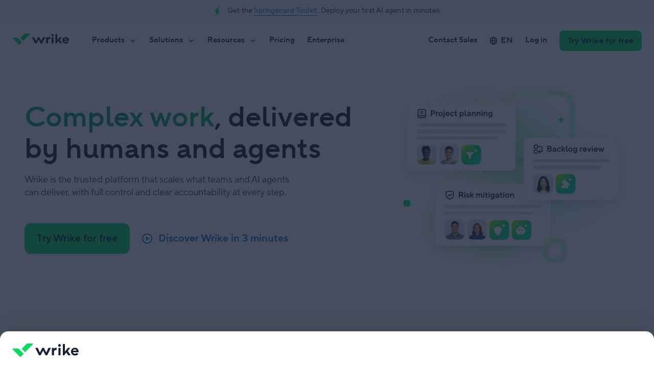 Wrike screenshot 1