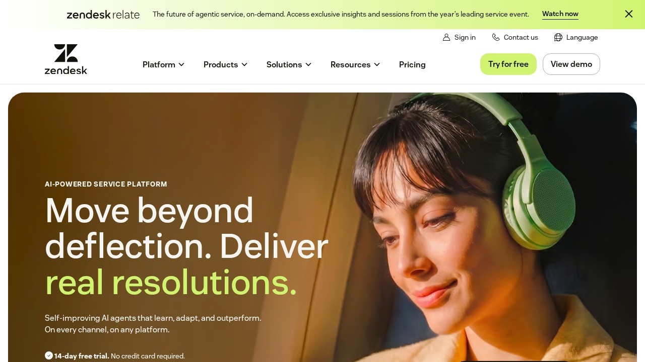 Zendesk screenshot 1