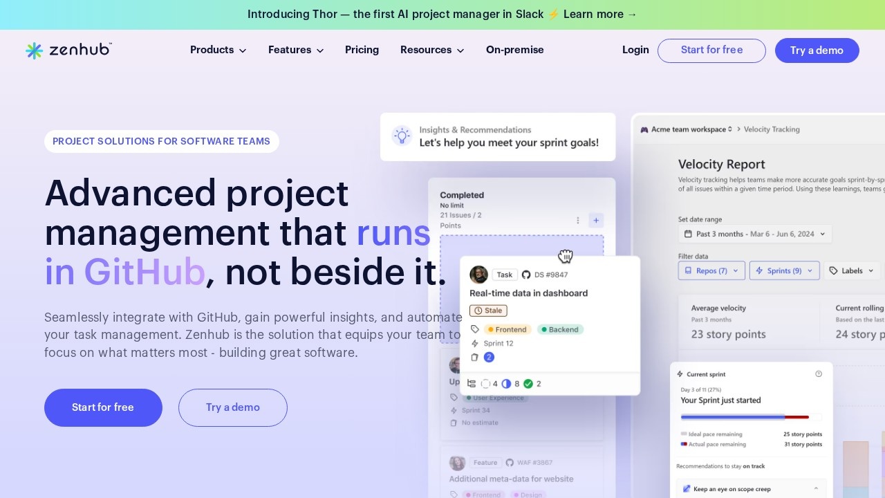 ZenHub screenshot 1