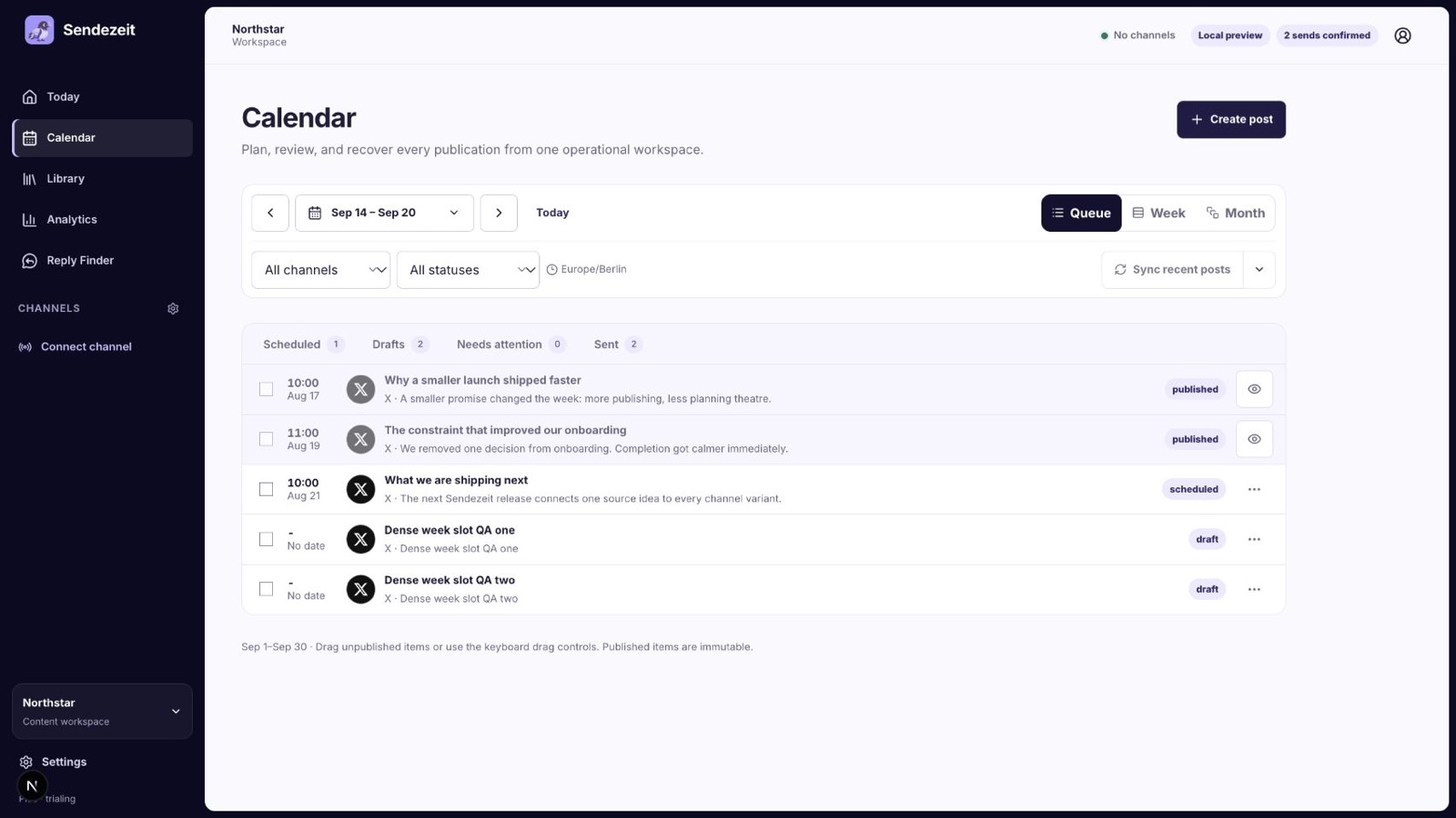 Sendezeit screenshot 1