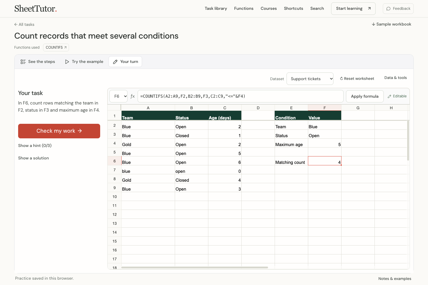 SheetTutor screenshot 1