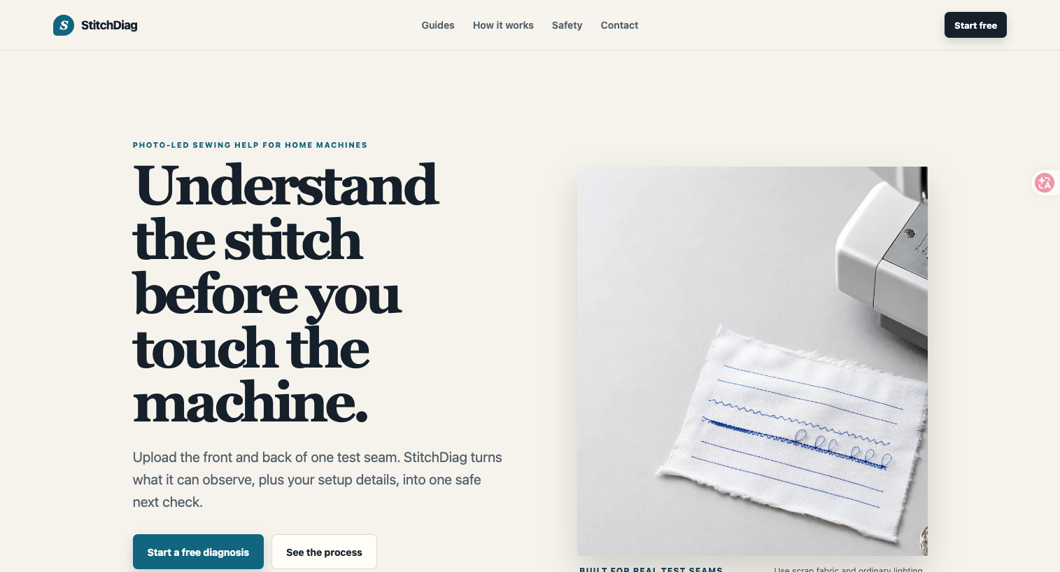StitchDiag screenshot 1